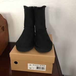 GBR 🎀 Black Bow Snow Boot